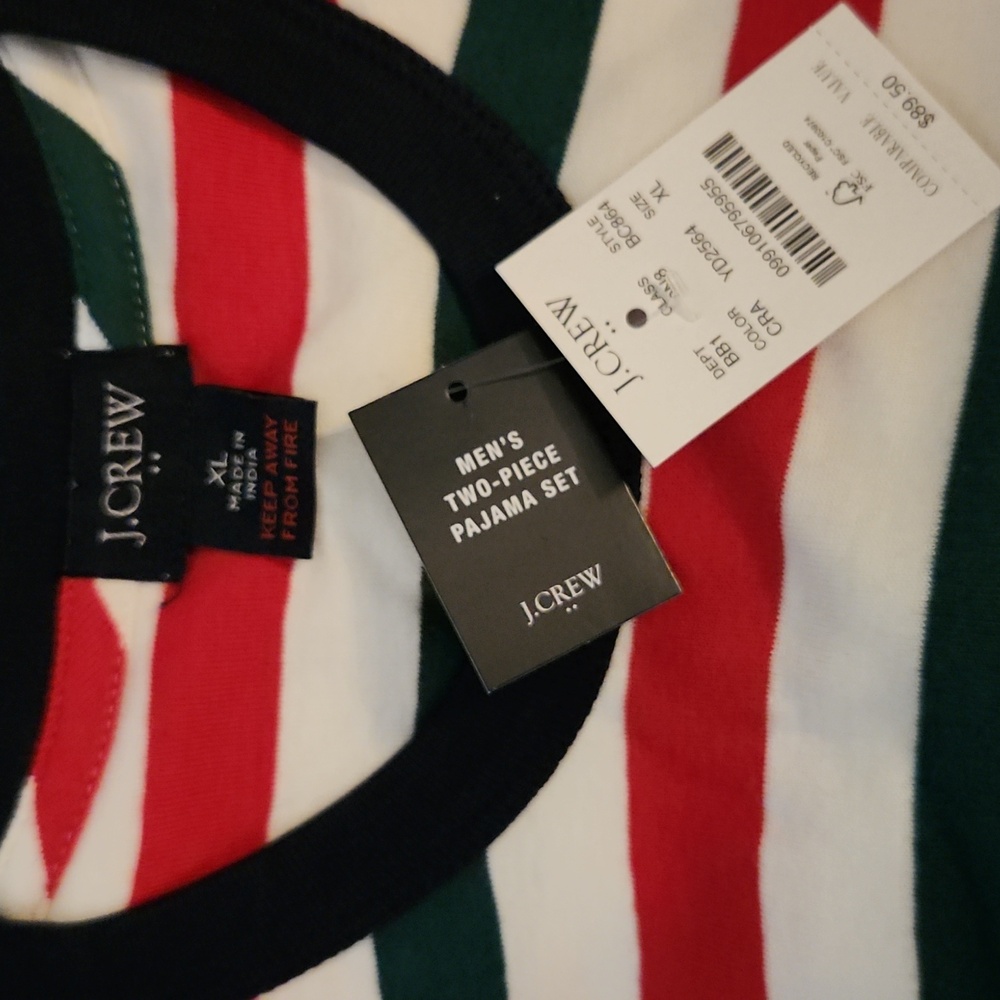J Crew Holiday Pajama Set NWT - Picture 2 of 4